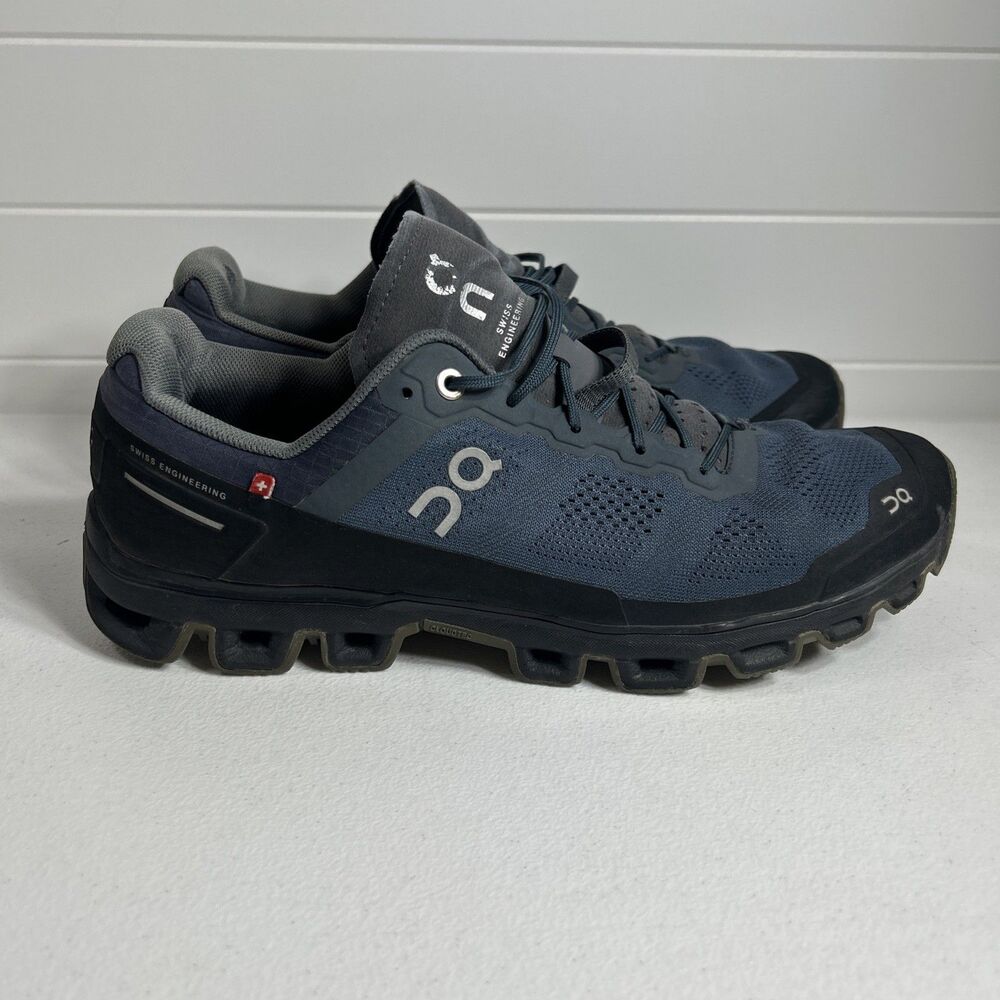 On Cloud Men’s Shoes Size 10 Gray Cloudventure Shadow Rock Running Sneakers